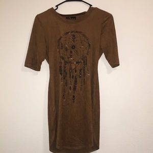 Brown “Dream Catcher” Dress
